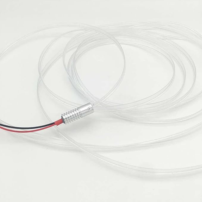 3m/9.8ft 5m/16ft Car Home LED Strip Ambient Light 2mm Plastic Optic Fiber Cable Skirt Tube Kit with 12V LED Light Source Illuminator (Blue,3m/9.8ft)