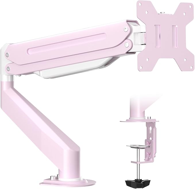 Suptek Monitor Mount Gas Spring Monitor Arm Desk Mount Fully Adjustable Fits