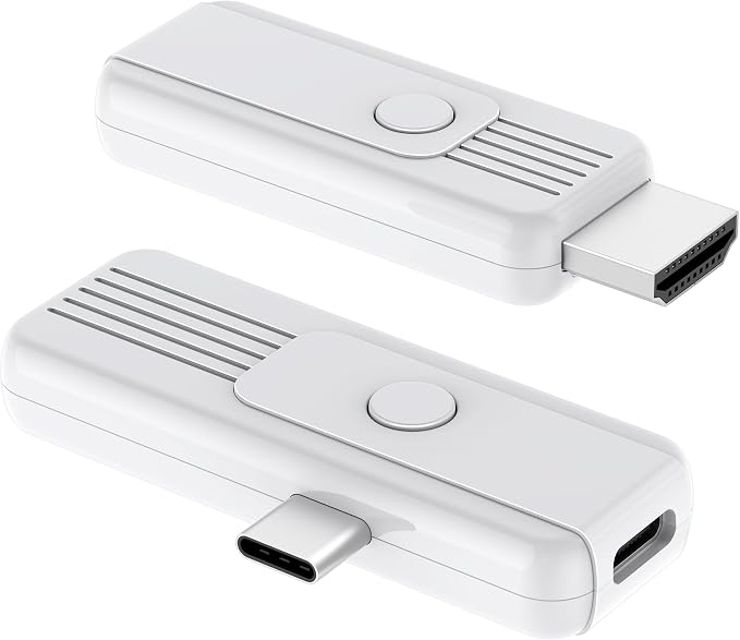 Wireless HDMI Transmitter and Receiver, Upgrade Type-C 3.1 Port Wireless Hdmi