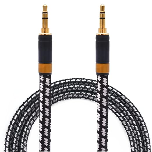Aux Cord, Audiophile 3.5mm Stereo Audio Cable, Unbreakable and Great