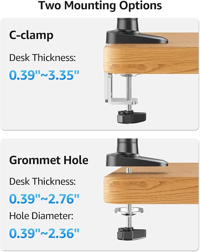 MOUNTUP Single Monitor Desk Mount