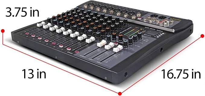 G-MARK MR80S Audio Mixer Interface USB Bluetooth Mixing Console 8 Channel 48V