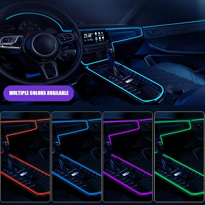 Car Interior Lights for Mercedes Benz AMG E-Class Clase W211 W212 W213 E200 E200d E220d LED Car Interior Atmosphere Lamp Car Ambient Lighting Kits,Red