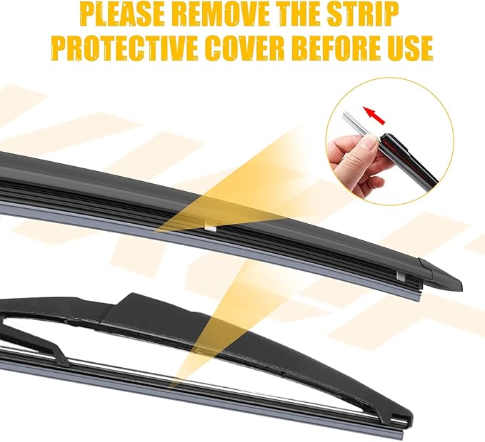MIKKUPPA 22"+21"+14" Windshield Wiper Blades Replacement for 2009-2015 Honda Pilot, Front and Rear Wiper Blades, Durable, Stable, Quiet All Season Wiper Blades Set (Pack of 3)