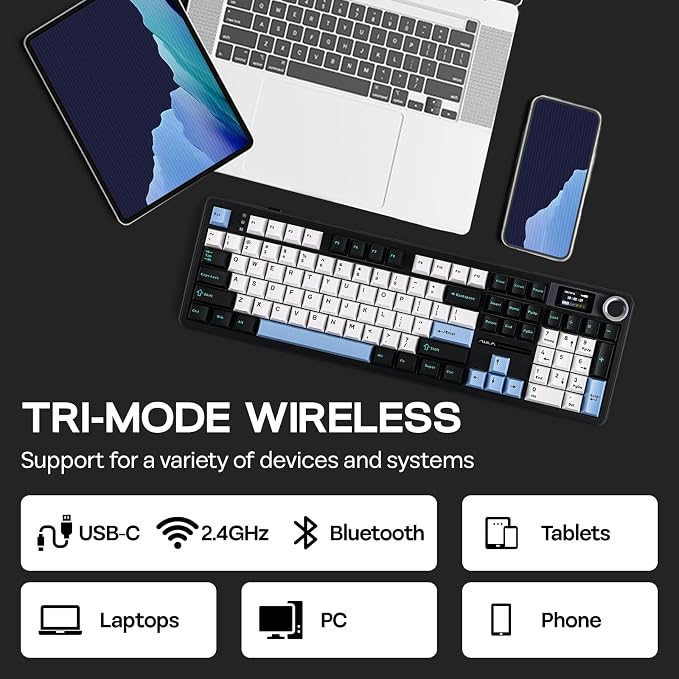 EPOMAKER X Aula F108 PRO Wireless Gaming Keyboard