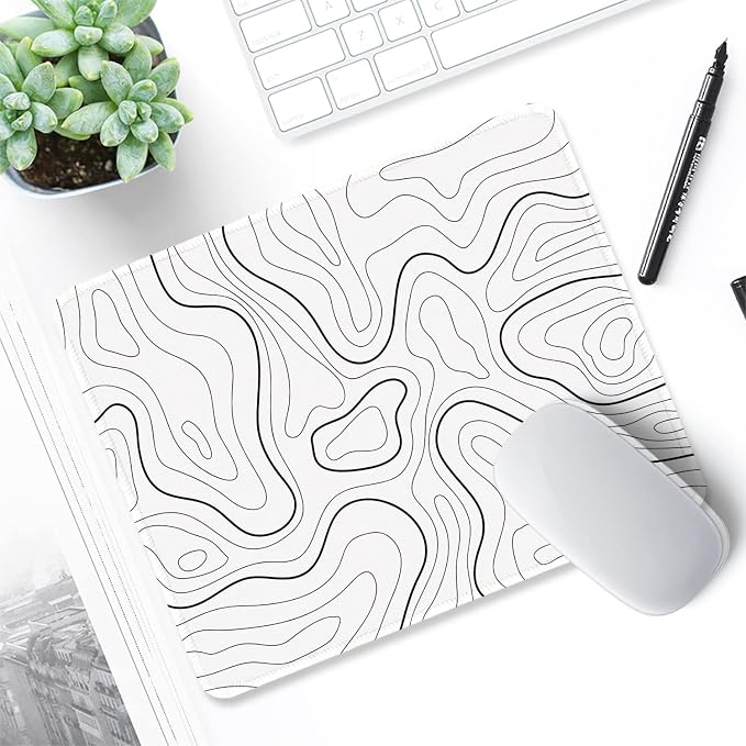 ITNRSIIET Mouse Pad with Stitched Edge Premium Textured Smooth Precise
