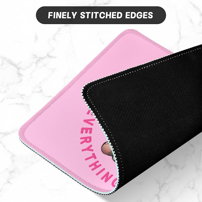ITNRSIIET Mouse Pad with Stitched Edge Premium Textured Smooth Precise