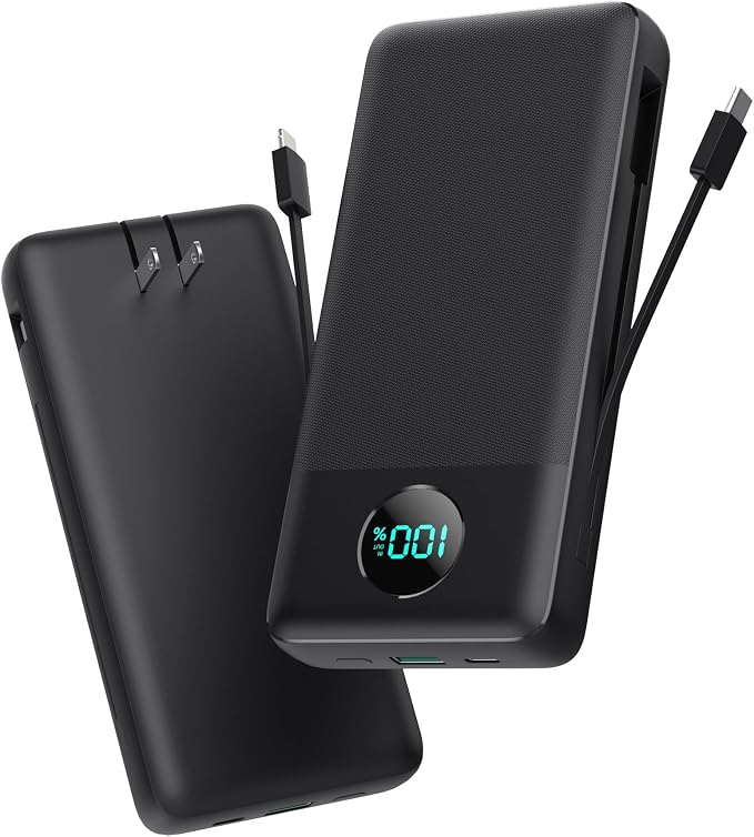 Portable Charger 33800mAh USB C Power Bank