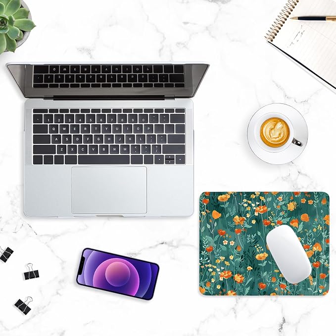 ITNRSIIET Mouse Pad with Stitched Edge Premium Textured Smooth Precise