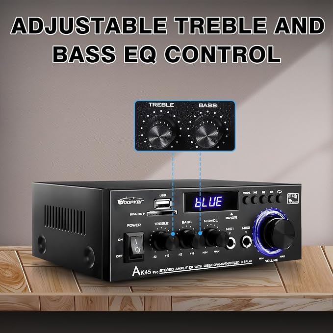 AK45Pro Stereo Receivers Amplifier Home Audio
