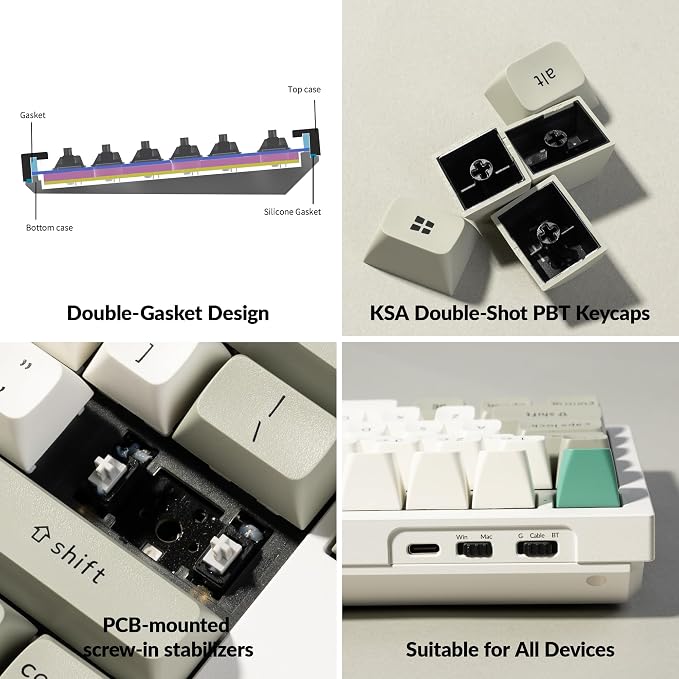 Keychron Q6 Max QMK/VIA Bluetooth Wireless /2.4 GHz/USB-C Wired Custom