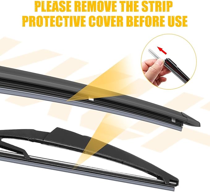 MIKKUPPA 26"+19"+16" Windshield Wiper Blades Replacement for 2005-2010 Toyota Sienna, Front & Rear Durable Stable Quiet All Season Wiper Blades Set (Pack of 3)