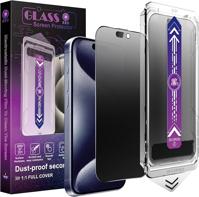 2 Pack Matte Privacy Screen Protector