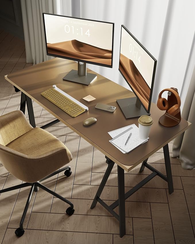 YSAGi Leather Desk Pad Protector, Office Desk Mat, Large Mouse Pad, Non-Slip PU