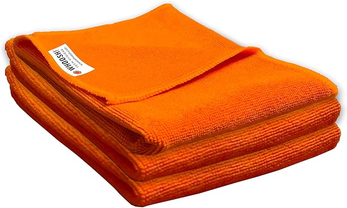 WHOOSH! Microfiber Cleaning Cloth, 3 Pack, Glasses and Screen Cleaning Cloth