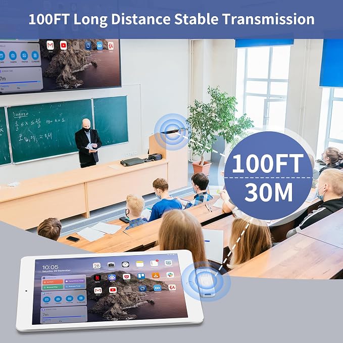 Wireless HDMI Transmitter and Receiver, Upgrade Type-C 3.1 Port Wireless Hdmi