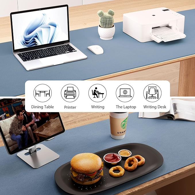 Aothia Leather Desk Pad Protector