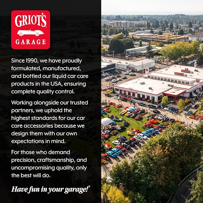 Griot's Garage Vinyl and Rubber Dressing for Car Detailing, Exterior and Interior Auto Cleaner and Protectant for for Plastic, Trim, Tires, and More, 10981, 22oz