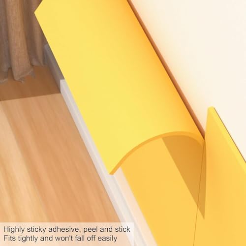 Self-Adhesive Rubber Foam Wall Protectors, 39.3x39.3in Grey Impact-Resistant Shields for Garage & Gym, Wall Guards for Home Safety & Protection