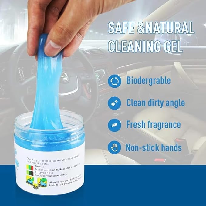 Car Cleaning Gel Compatible with Jeep Patriot, 200g Detailing Putty for Auto Vents, Dashboard, Cup Holders - Reusable Multifunctional Dust Remover,200g*2
