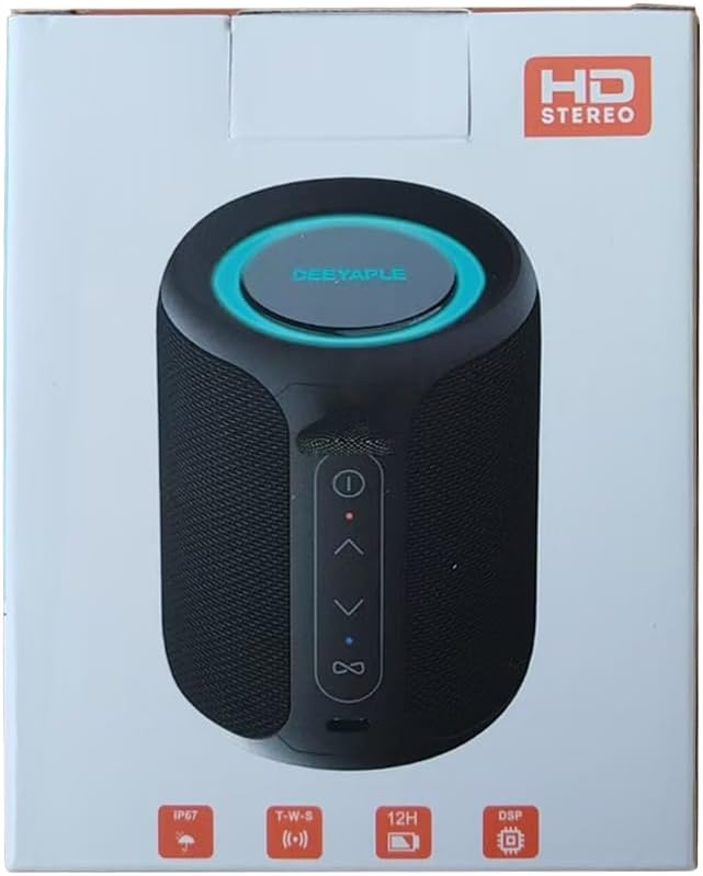 Bluetooth Speaker Wireless, IP67 Waterproof & Dustproof Portable Speaker