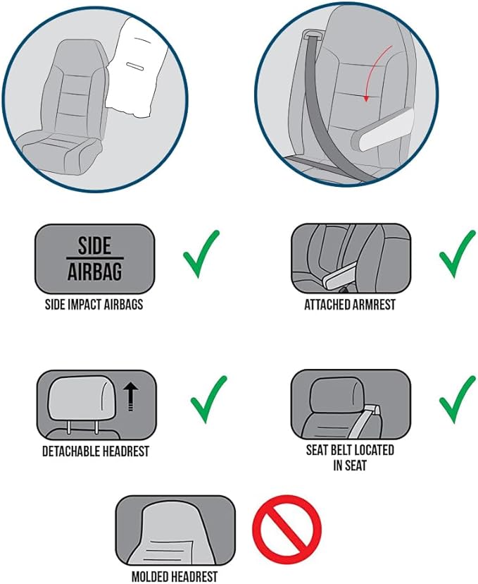 Fluffy Genuine Sheepskin Car Seat Cover-Fuzzy Real Fur Auto Cushion-Universal Fit Soft Long Wool Pad for Front Driver Accessories Protecter Truck, SUV, Van (Peacock Blue, 2 Pcs Front Seat Cover)