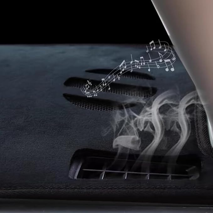 Dashboard Covers for Grand Cherokee 2011-2020,Premium Flannel Fabric Anti-Glare & Non-Slip Dash Pad,Custom Fit,Flannel