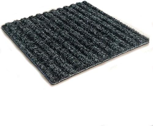 KOECKRITZ Heavy Duty Durable All Weather Indoor/Outdoor Non Slip Entrance Mat Rugs and Runners for Office Business Building Home Garage Front Door - 2' x 12' Charcoal