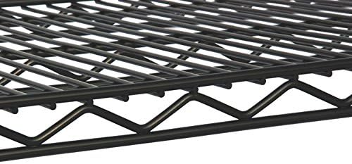 Omega 24" Deep x 30" Wide x 86" High 3 Tier Black Starter Shelving Unit