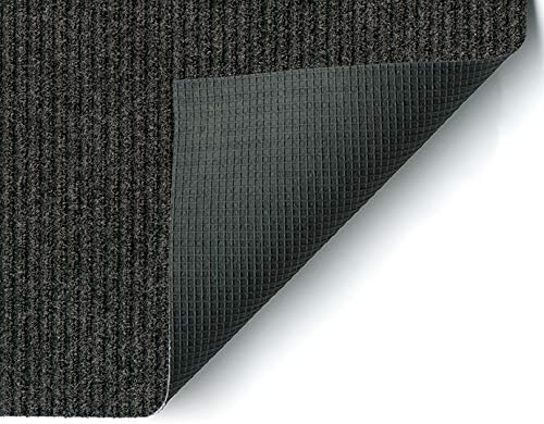KOECKRITZ Heavy Duty Durable All Weather Indoor/Outdoor Non Slip Entrance Mat Rugs and Runners for Office Business Building Home Garage Front Door (3' x 7', Charcoal)