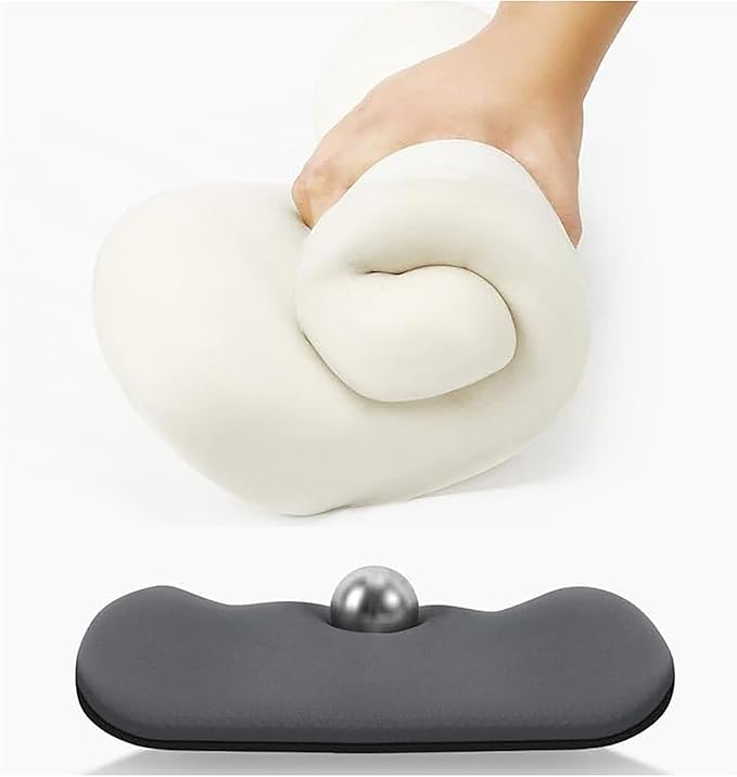 Car Headrest & Lumbar Support Cushion for Toyota RAV4 2012-2024, Ergonomic Car Seat Headrest Memory Foam Neck and Back Pillow Kit Breathable Removable for Driving Fatigue Relief,B/Gray