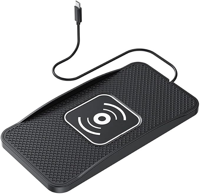Wireless Car Charger Pad for Jeep Compass 2007-2026, Type-C/USB 20W Car Wireless Charger Non-Slip Phone Charging Pad Car Accessories,A 30cm Cable Type-C Plug