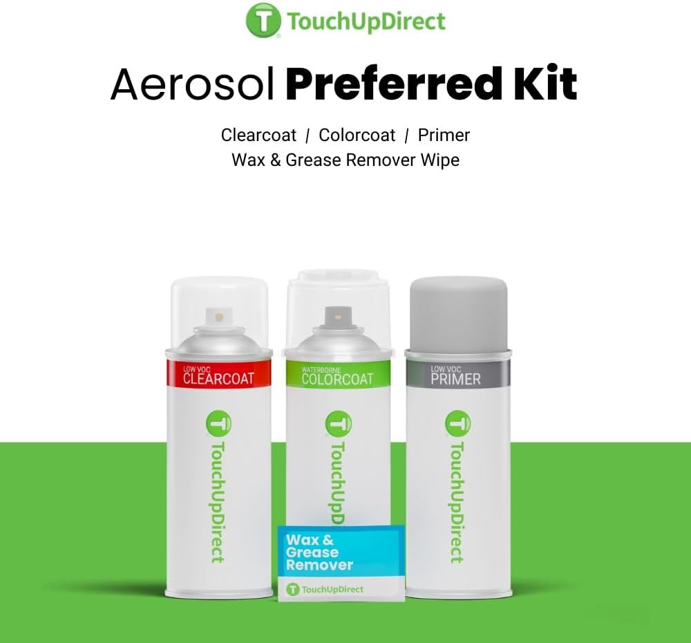 TouchUpDirect 4X4 Smoked Mesquite Compatible with Toyota Exact Match Touch Up Paint Aerosol - Preferred Kit