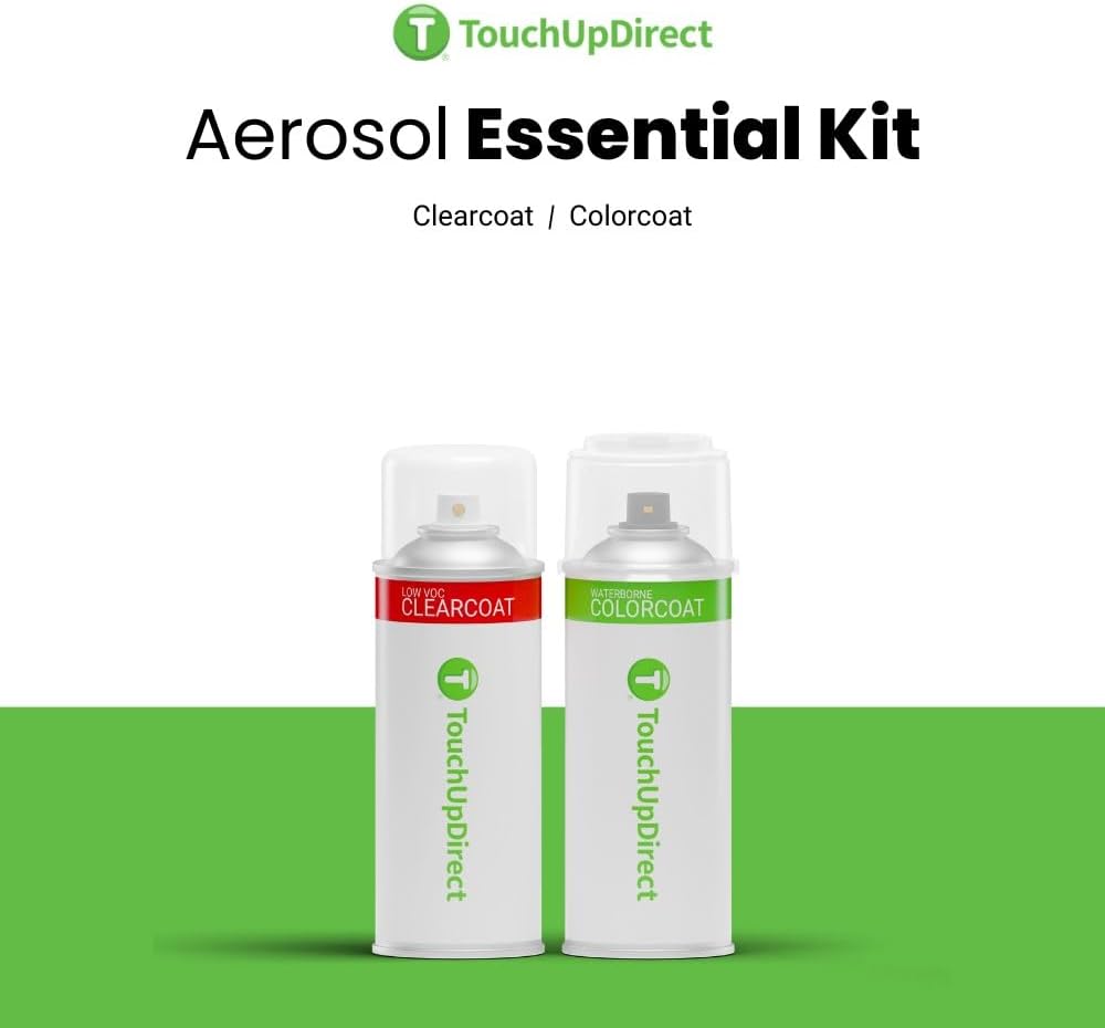 TouchUpDirect 8X7 Electric Storm Blue Compatible with Toyota Exact Match Touch Up Paint Aerosol - Essential Kit