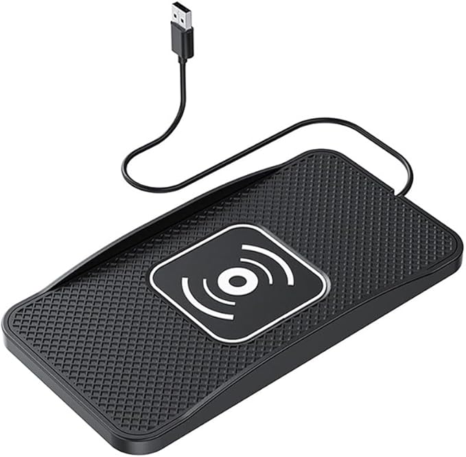 Wireless Car Charger Pad for Cadillac Escalade 2000 2002-2026, Type-C/USB 20W Car Wireless Charger Non-Slip Phone Charging Pad Car Accessories,B 30cm Cable USB Plug