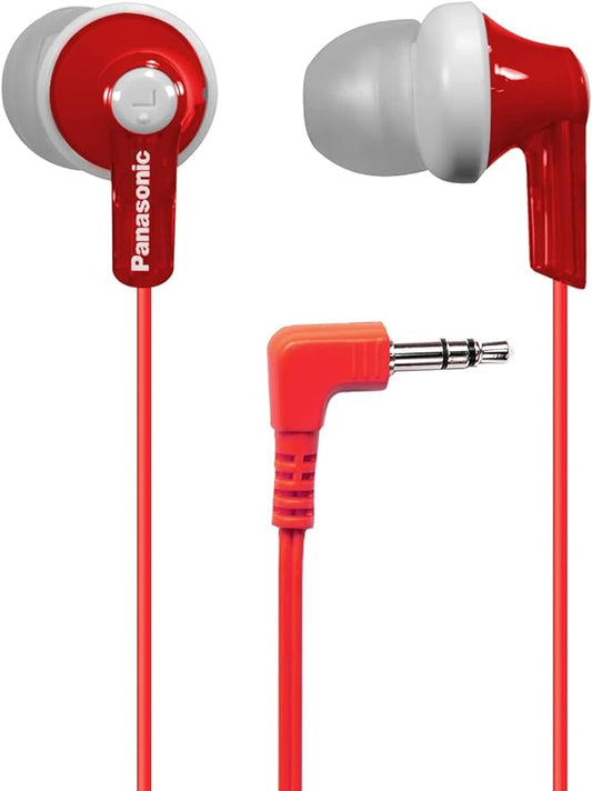 Panasonic ErgoFit Wired Earbuds, 3.5mm Jack In-Ear Headphones Wired