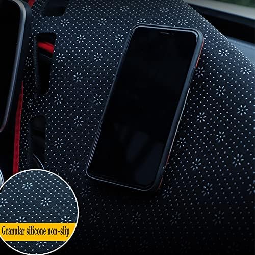 Dash Covers Mat for Jeep Compass 2017-2020,Polyester Car Dash Board Cover,Dashboard Protecter Cover,Car Dash Board Cover Pad,Red
