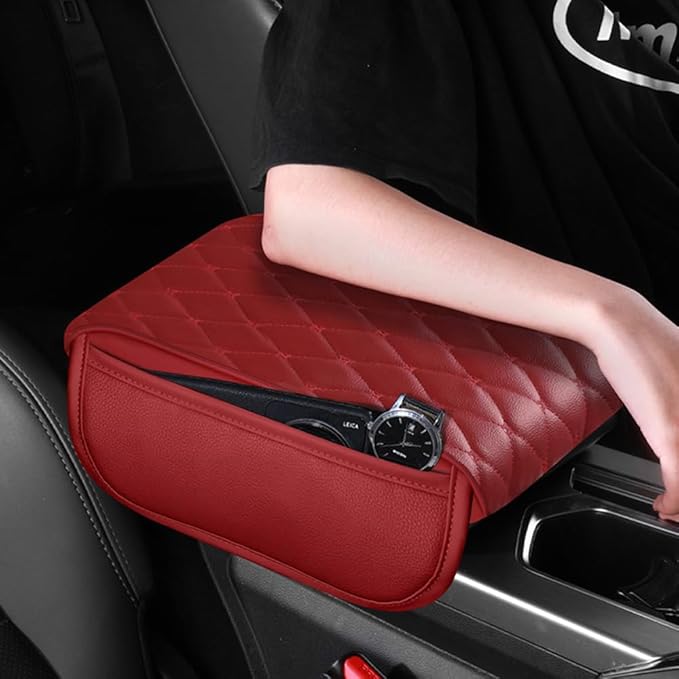 Universal Car Armrest Pad for Lexus RX|RX AL30 AL20 AL10 XU30 RX 450 350 200 270 Leather Armrest Box Center Console Cover Pad Waterproof Arm Rest Protector Decor Accessories,Blue01, normal
