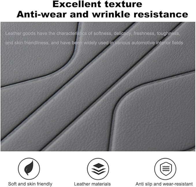 1 Pack Car Center Console Cover Custom Fit for Toyota Grand Highlander Hybrid 2024-2025, Leather Memory Foam Armrest Cushion Protector, Anti-Scratch Durable Armrest Pad,Coffee Brown