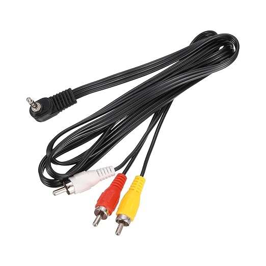 MECCANIXITY TRRS3.5mm Male Right Angle to Gold Plating RCA Jack Cable 1.2 M/4
