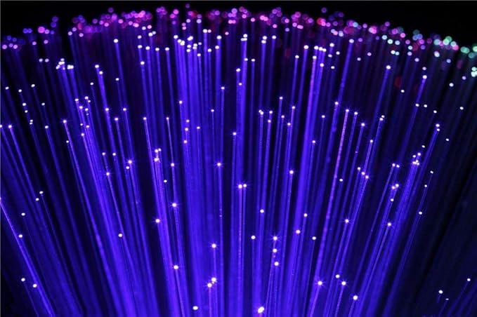 AKEPO Fiber Optic Light End Glow Cable 200pcs Ф0.03in(0.75mm) 6.5ft/2m PMMA Plastic Cable for LED Star Ceiling Sky Light Kit and Fiber Optical Lighting Decoration (Without Light Source)