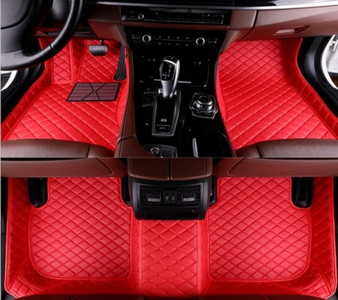 Custome Car Mats Accessories All Weather Floor mats Compatible with Automotive Floor Mats Passenger car mats (Black)