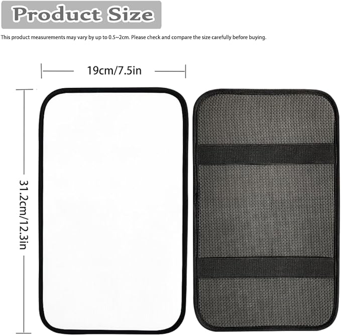 Vintage Horse Car Center Console Armrest Pad for Cars Dust-Proof Armrest Seat Storage Box Mat for Car Interior Decor Horse Cars Accessories, Easy to Install