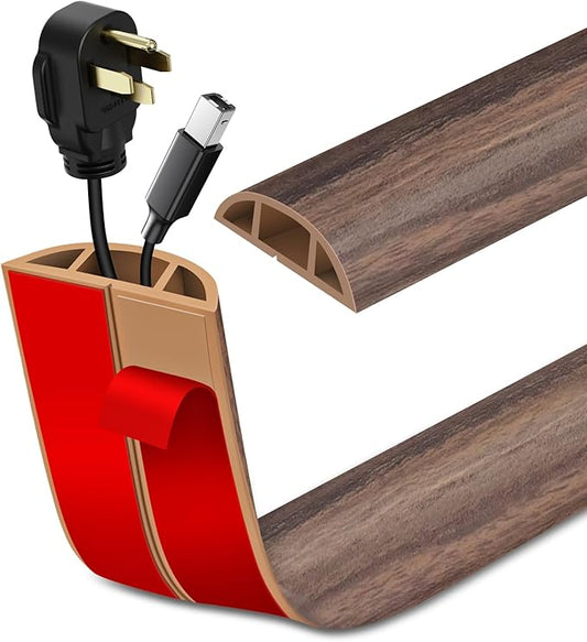 Floor Cord Cover Self Adhesive Cord Hider Floor Extension Cord Covers