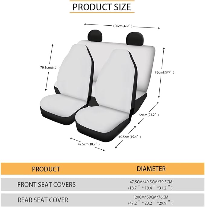 FKELYI Skeleton Car Seat Covers Full Set Purple Floral +Multicolor Mandala Cup Coasters+Headrest Covers+Anti-Slip Steering Wheel Cover+Gear Shift Cover+Handbrake Cover
