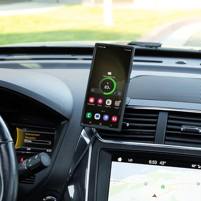 Quad Lock Adhesive Dashboard/Console Car Phone Holder Kit with MAG Wireless Charging Head V2 and MAG Phone Case for iPhone 14 Pro Max