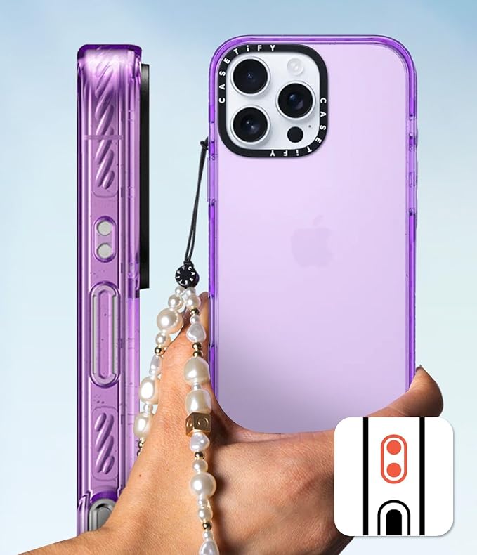 CASETiFY Impact iPhone 16 Pro Max Case [4X Military Grade Drop Tested / 8.2ft Drop Protection/Compatible with Magsafe] - Lisbon Love Summer Flowers Clear - Clear Black