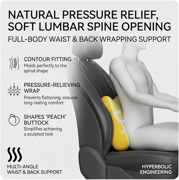 Car Headrest Pillow & Lumbar for Audi A4 Avant 2010 2011 2012 2013 2014, Car Seat Neck Pillow Back Support, Breathable All-Season Automotive Seat Cushions, 2PCS,C Dual Gray