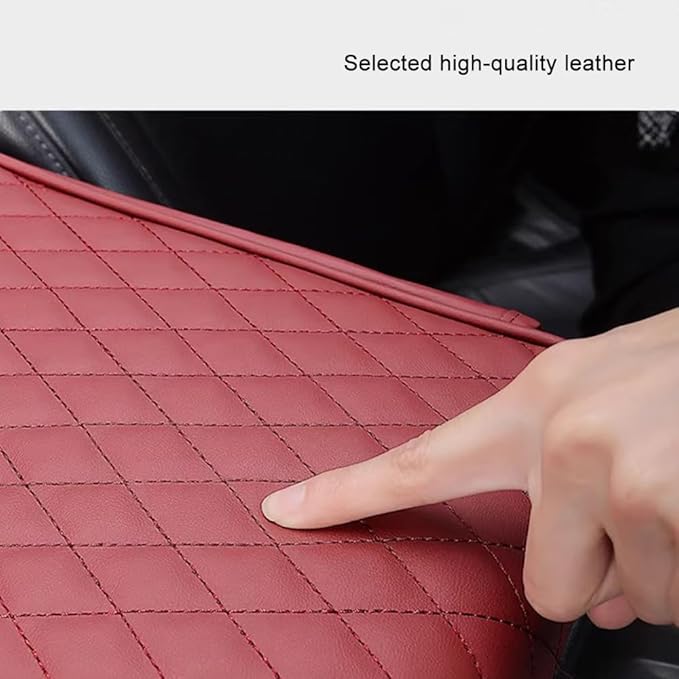 Car Armrest Pad for Lexus GX J150 J120 GX 460 400 GX OR Leather Armrest Box Mat Center Console Cushion Pad Universal Armrest Seat Box Cover Protector,Grey, normal, Gray
