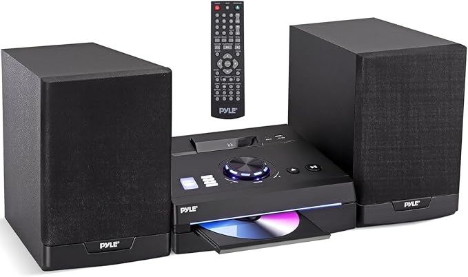 Pyle Home Stereo Shelf System - 100W Wireless BT Streaming